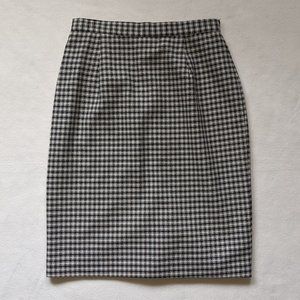 Vintage 90s Plaid Pencil Skirt